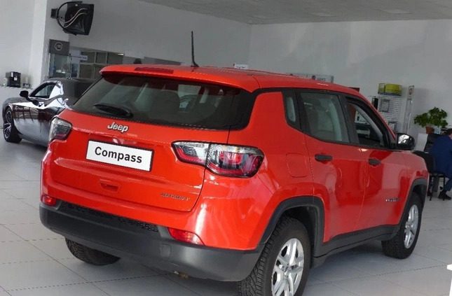 Jeep Compass cena 69999 przebieg: 42970, rok produkcji 2017 z Izbica Kujawska małe 191